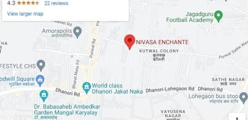 Nivasa Enchante 2 BHK flat Sale in Lohegaon