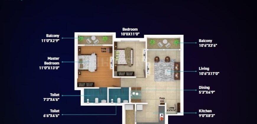 Saheel Itrend Futura 2,3 BHK flats Sale in Baner