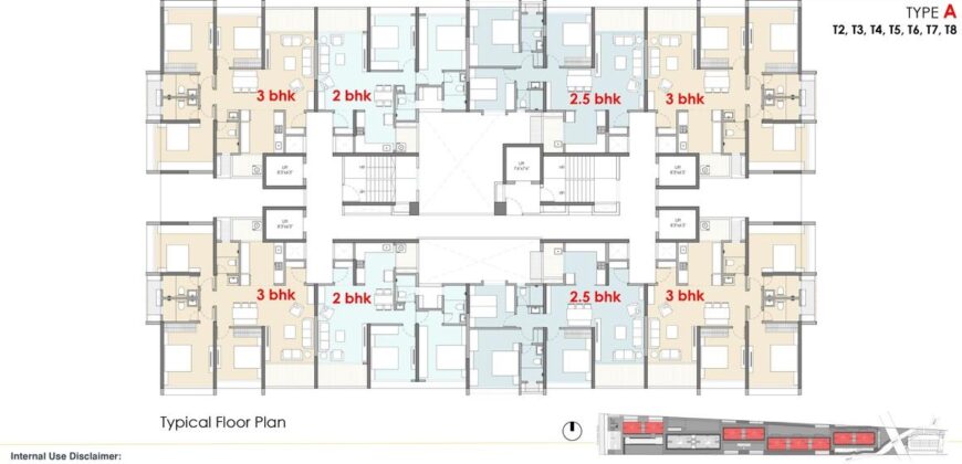 2,3,4 BHK flat sale in Kharadi Starting 96 lk*