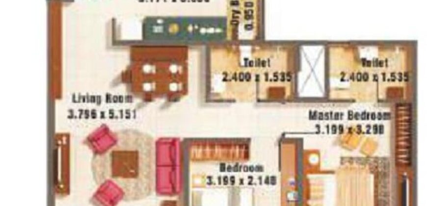 Kumar Corp Palmspring Towers flat sale in Mohammadwadi