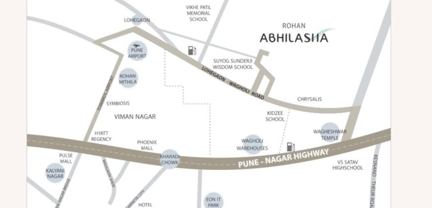 Rohan Abhilasha 2,3 BHK flats Sale in Wagholi