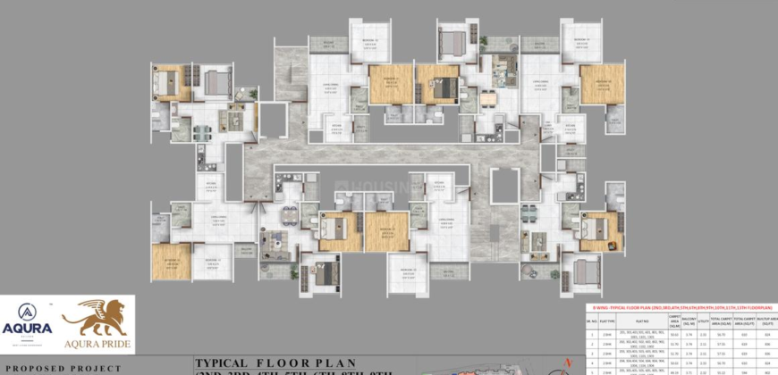 Aqura Pride 2,3 flats sale in Vadgaon