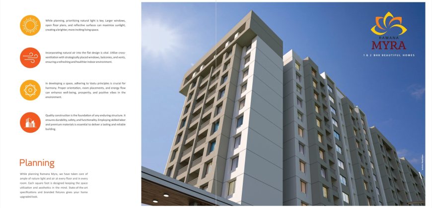 Ramana Myra 1 & 2 BHK Flats Sale in Dhayari